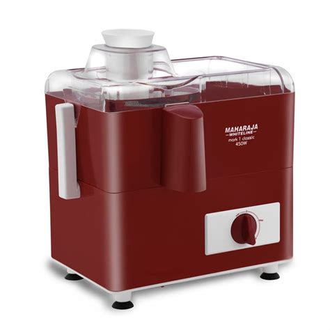 Buy Online Maharaja Whiteline Mark-1 450W Juicer Mixer Grinder (Cherry ...