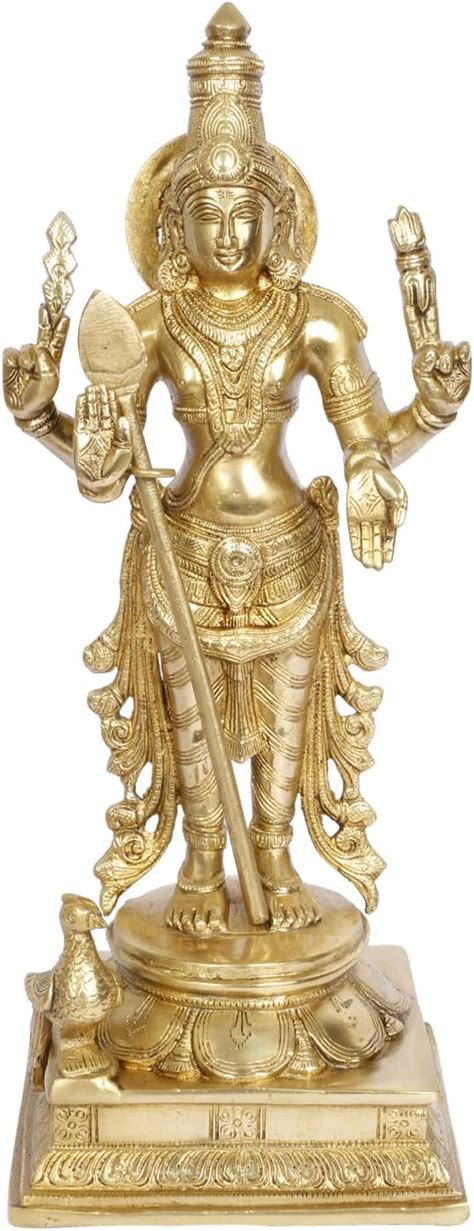 Amilav Collections Brass Lord Murugan Kartikeya Murugana Kumaraswamy ...
