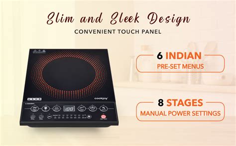 Usha Cookjoy CJ2000WPCN 2000 Watt Induction Cooktop