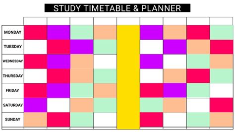 Image result for Time Table Design