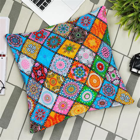 Buy KANUSHI Industries® Reversible Decorative Cushion Covers Set of- 2 ...
