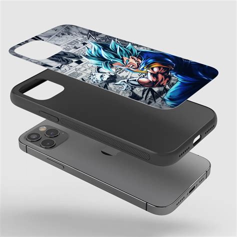 Vegeta Manga Silicone Armored Phone Case - Classic Saiyan Art