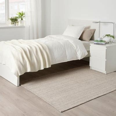 TIPHEDE rug, flatwoven, natural/black, 120x180 cm (3'11"x5'11") - IKEA