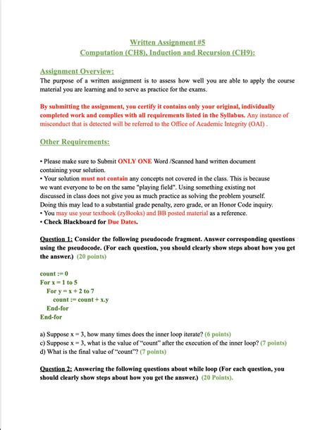 Image result for Assignment Overview