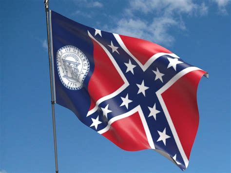 Old Dixie Flag Poster Grunge Confederate Flag PIXERS.UK