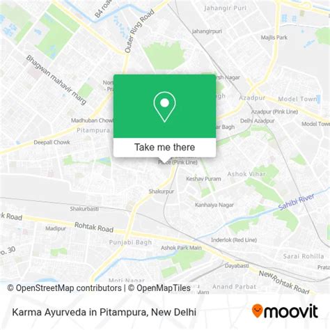 How to Get to Karma Ayurveda in Pitampura in Delhi by Bus, Metro or Train?