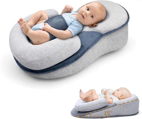 Baby Wedge Pillow for Newborn - Acid Reflux Breastfeeding Pillow for ...