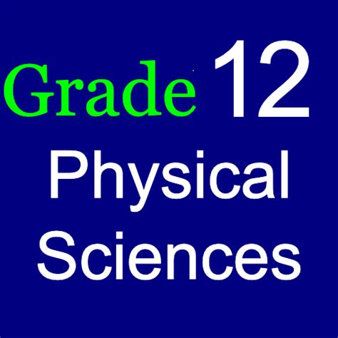 Image result for Physical Science Grade 12 Online Learning