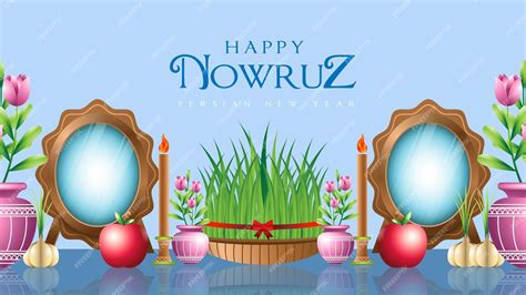 Premium Vector | Happy nowruz colorful background design