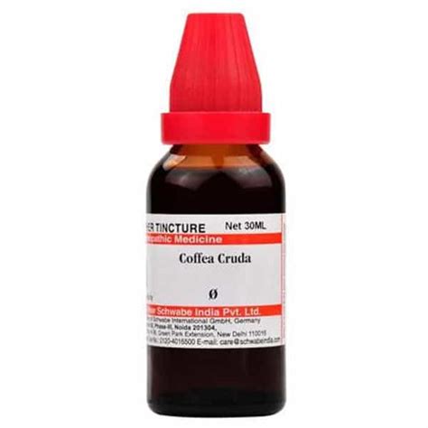 Buy DR. WILLMAR SCHWABE INDIA COFFEA CRUDA MOTHER TINCTURE Q 30 ML ...