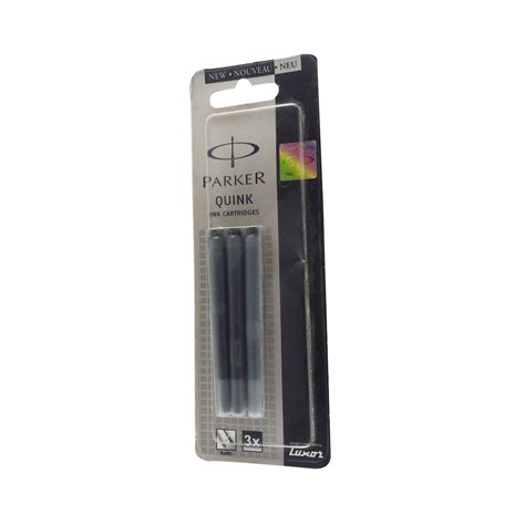Parker Model: 70546 Transparent body Black ink with a set of 3 ink ...