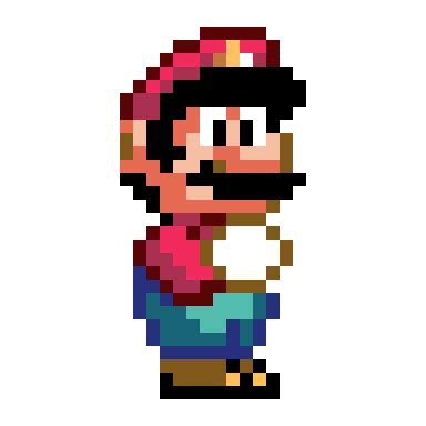 Super Mario World Mario Sprite by SnowyPuzzle on DeviantArt
