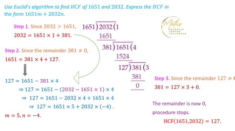 Image result for Euclidean Division Algorithm