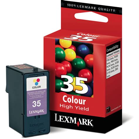 Original Lexmark 35XL Colour High Capacity Ink Cartridge (18C0035E ...