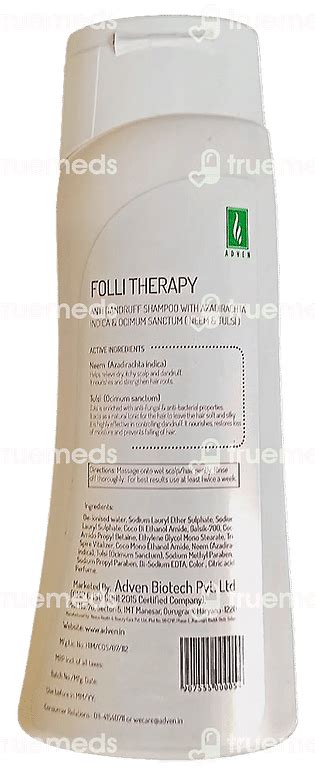 Adven Naturals Anti Dandruff Shampoo 200 Ml - Uses, Side Effects ...