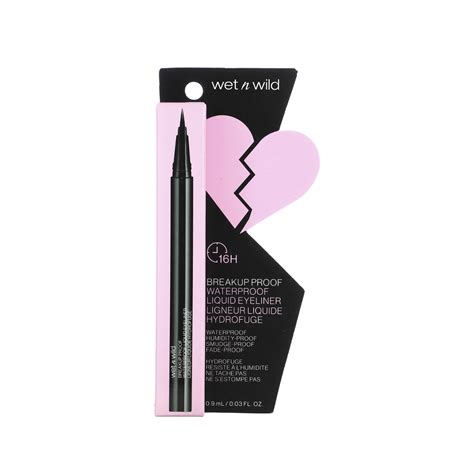 WETNWILD BREAKUP PROOF SKINNY LIQUID EYELINER - ULTRA BLACK