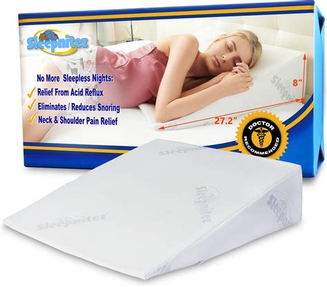 Amazon.com: Churchill & Smith 8" Natural Durable Latex Reflux Bed Wedge ...