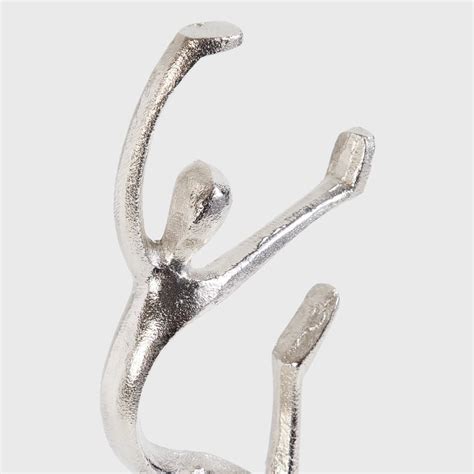 Buy Fiesta Silver Solid Metal Single-Leg Dancing Figurine from Home ...