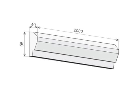 Stuckleiste flach "Wien" Fassade - Stuckversand