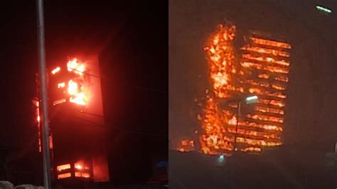 Nigeria: Massive fire engulfs Great Nigeria House on Lagos Island ...