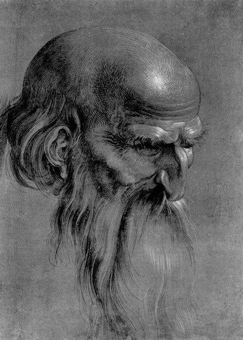 Head of an apostle (1508) by Albrecht Durer – Artchive