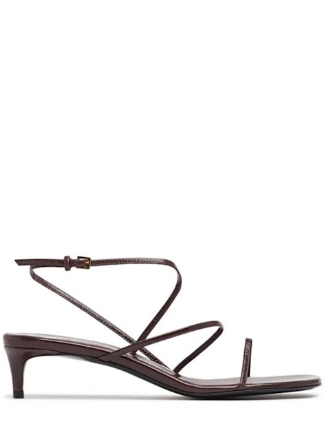 35mm loop kitten heel leather sandals - Khaite - Women | Luisaviaroma