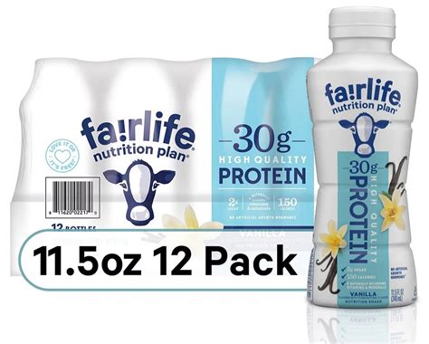 Fairlife Nutrition Plan High Protein Vanilla Shake, 12 pk. - Walmart.com