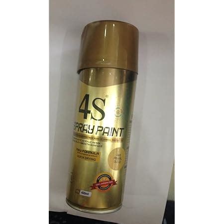 Cosmos Paints Bright Gold Chrome Spray Paint, 400ml : Amazon.in: Car ...