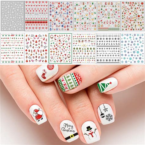 Christmas 3D Nail Art Decals with 1000+ Patterns for Liberia | Ubuy