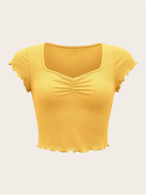 SHEIN USA | Yellow clothes women, Yellow clothes, Sanrio outfits