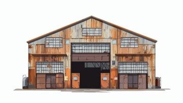 Abandoned industrial metallurg hangar with rusty equipment | Premium AI ...