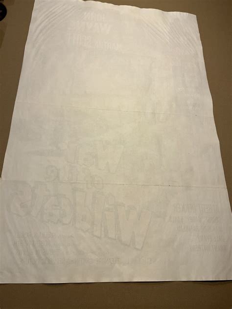 JOHN WAYNE original movie poster from 1959 WAR OF THE WILDCATS used in ...