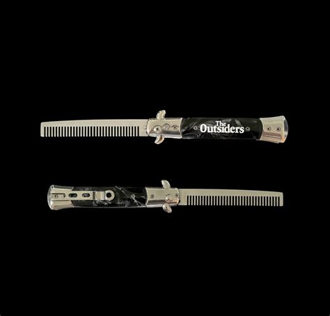 The Outsiders Automatic Switch Blade Comb | The Outsiders House Museum