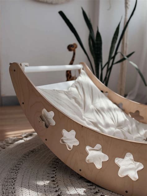 Pikler Arch Montessori Rocker with Pillow for Toddlers | YokoTower
