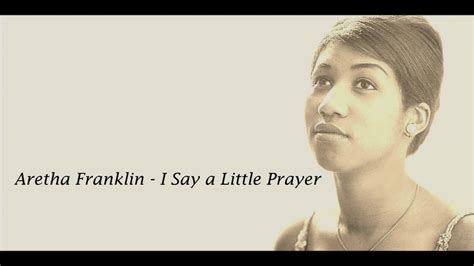 Aretha Franklin - I Say a Little Prayer Lyrics HD Chords - Chordify