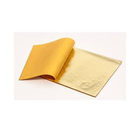 Gold Leaf – Edible 24 carat 3 sheets – Baking Supplies Online