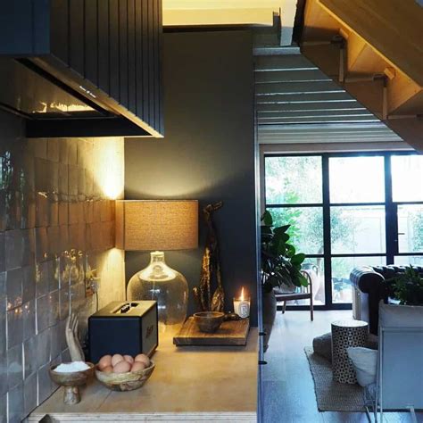 Open-concept, Dark Kitchen Ideas - Soul & Lane