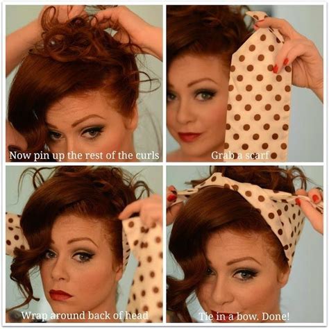 Image result for Pin Up Hairdo Tutorial Step by Step