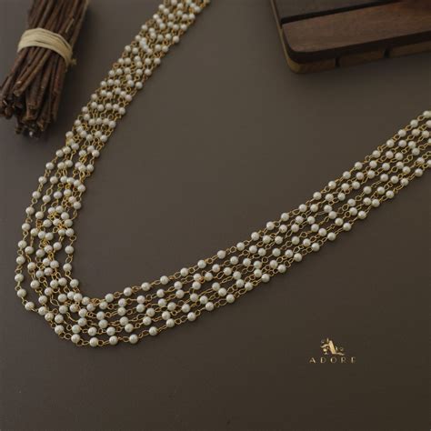 Carly Pearl 6 Layer Neckpiece – Adore By Priyanka