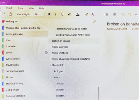 Image result for Use OneNote to Write a Book