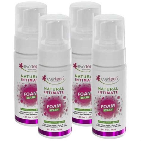 Buy EVERTEEN NATURAL INTIMATE FOAM WASH FOR FEMININE HYGIENE IN WOMEN 4 ...