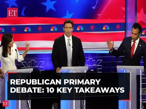 Republican Presidential debate: 10 key takeaways amid Trump's continued ...