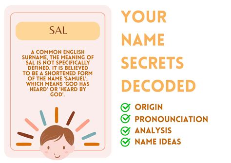 Sal - Boy Name Meaning and Pronunciation
