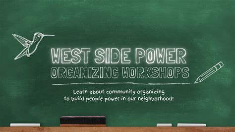 West Side Power Organizing Workshops, West Side Community Organization ...