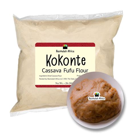 Basmalah Africa Konkonte Cassava Fufu Flour Yuca Fufu Foufou Flour ...