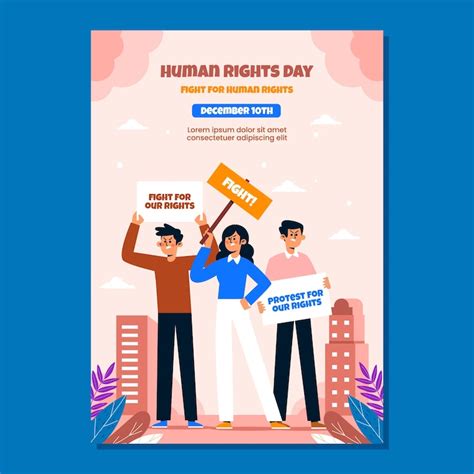 Page 6 | World human rights day poster Vectors - Download Free High ...