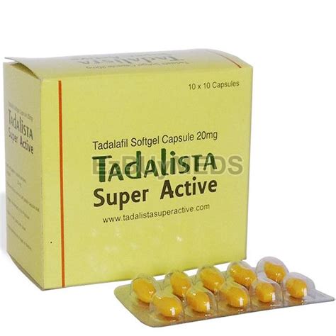 Tadalista Super Active 20mg Tablets Exporter, Supplier from Mumbai