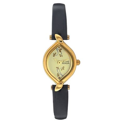 Buy Online Titan Quartz Analog Champagne Dial Watch for Women ...