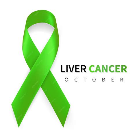 Premium Vector | Liver Cancer Awareness Month. Realistic Emerald Green ...