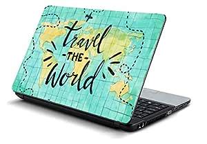 Studio Shubham Travel The World Laptop Skin for Laptop dell,Apple,hp ...